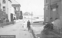 A Couple In Fore Street 1914, Budleigh Salterton