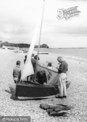 A Sailing Dinghy c.1960, Budleigh Salterton