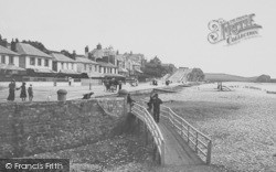 Beach And Footbridge 1898, Budleigh Salterton