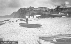 Boats On Beach 1931, Budleigh Salterton