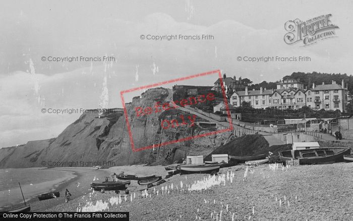 Photo of Budleigh Salterton, Cliff Walk 1925