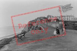 Cliff Walk, Showing Rosemullion Hotel 1918, Budleigh Salterton