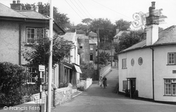 Fore Street Hill c.1955, Budleigh Salterton
