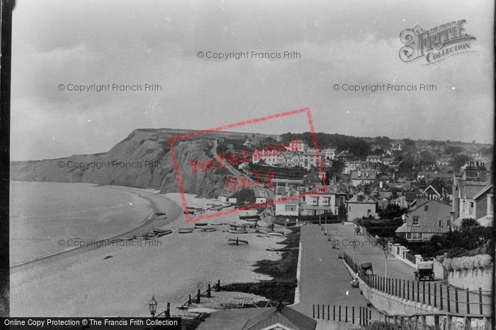 Photo of Budleigh Salterton, From East 1925