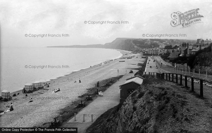 Photo of Budleigh Salterton, From East c.1900