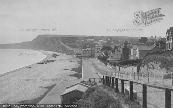 Photo of Budleigh Salterton, From East Cliff 1890