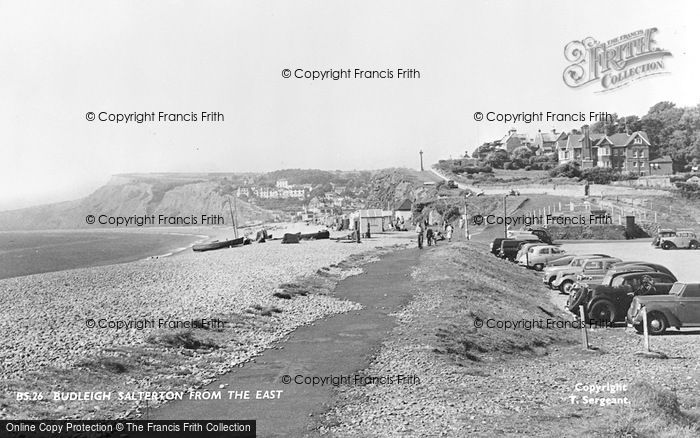 Photo of Budleigh Salterton, From The East c.1955