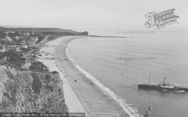 Photo of Budleigh Salterton, From West 1925