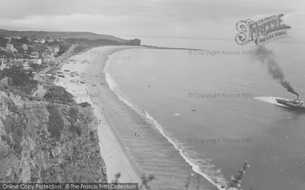Photo of Budleigh Salterton, From West 1925
