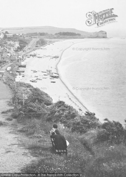 Photo of Budleigh Salterton, From West 1931