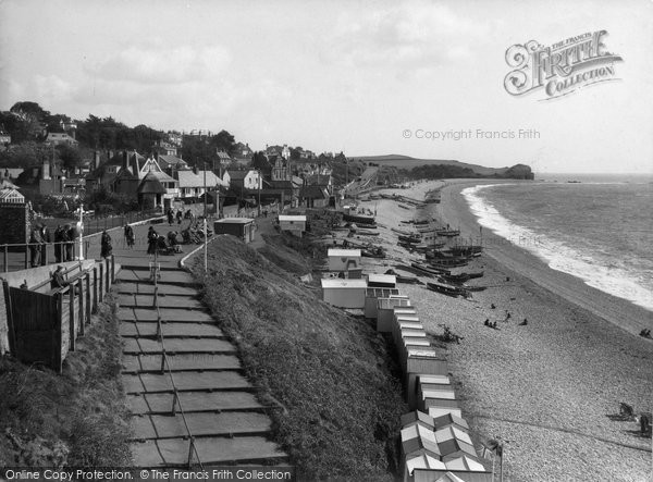 Photo of Budleigh Salterton, From West 1935