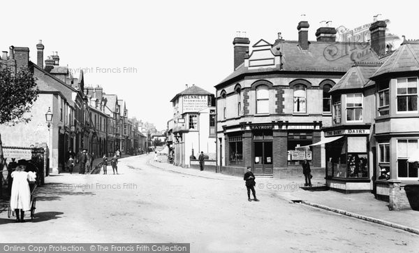 Photo of Budleigh Salterton, High Street 1898
