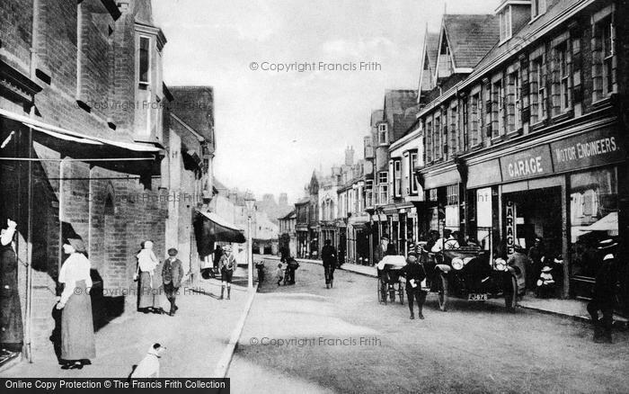 Photo of Budleigh Salterton, High Street c.1910
