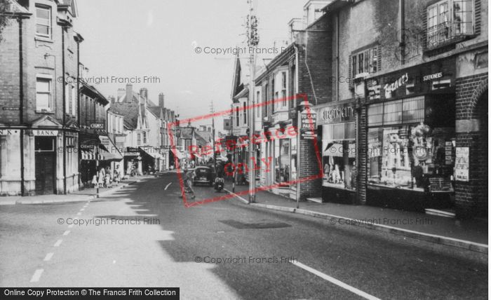 Photo of Budleigh Salterton, High Street c.1960