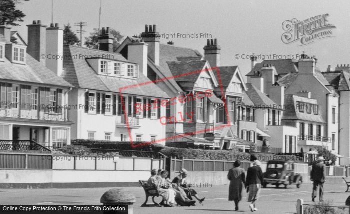 Photo of Budleigh Salterton, Marine Parade c.1955