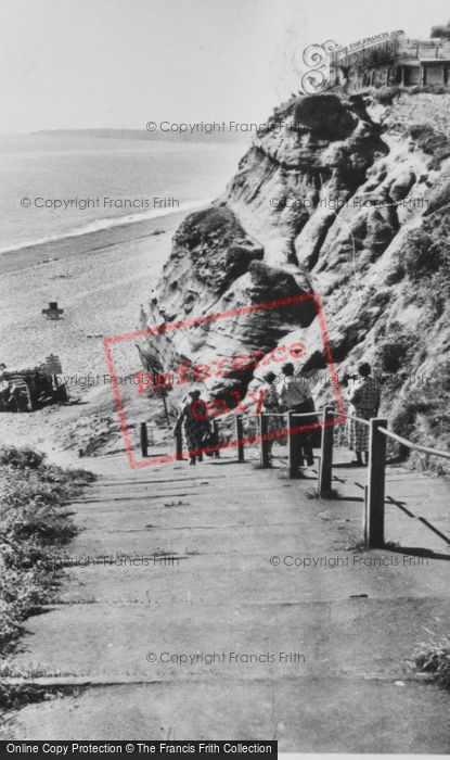 Photo of Budleigh Salterton, Path To The Beach c.1960