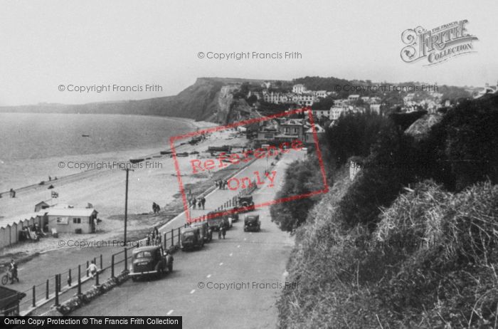 Photo of Budleigh Salterton, Promenade c.1955