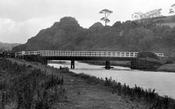 River Otter And Bridge 1928, Budleigh Salterton