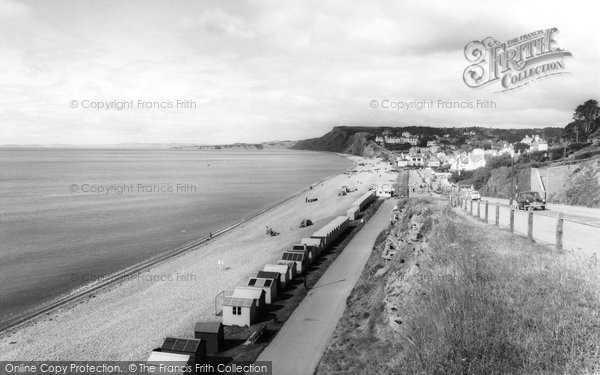 Photo of Budleigh Salterton, Seafront From East c.1960