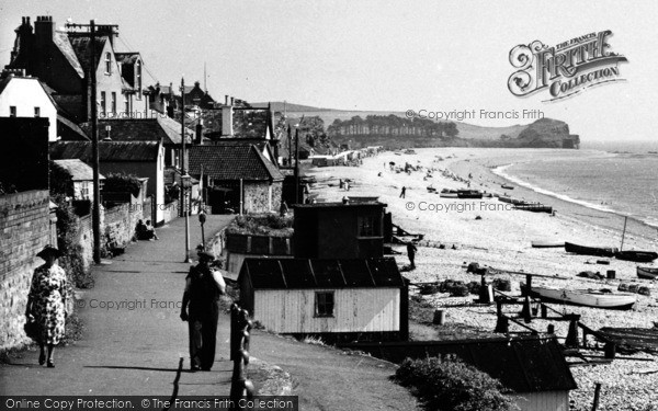 Photo of Budleigh Salterton, Taking A Walk c.1960