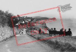 The Bay From Cliff Walk c.1955, Budleigh Salterton