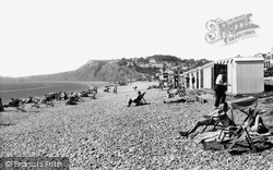 The Beach c.1955, Budleigh Salterton