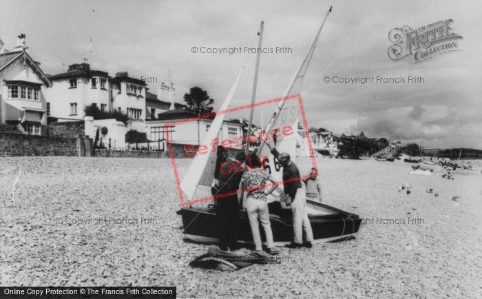 Photo of Budleigh Salterton, The Beach c.1960