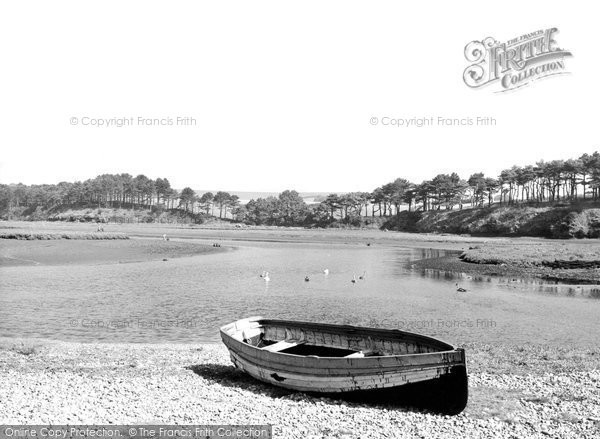 Photo of Budleigh Salterton, The Mouth Of The Otter c.1955