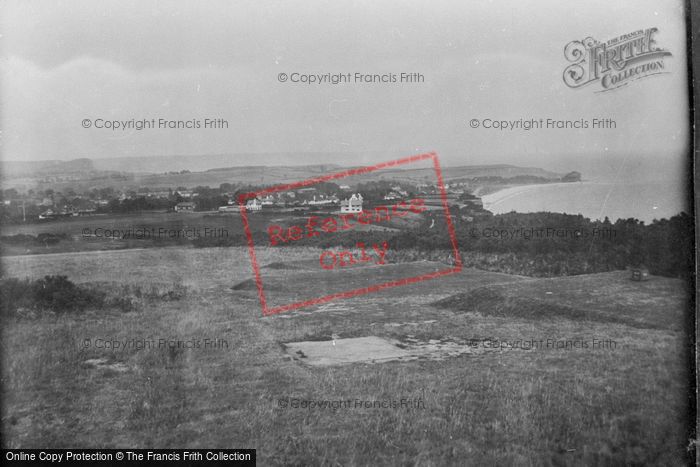 Photo of Budleigh Salterton, View From Golf Links 1925