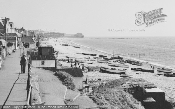 Photo of Budleigh Salterton, View From Otter Head c.1960