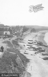 View From West 1906, Budleigh Salterton