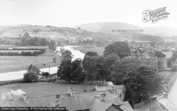 Photo of Builth Wells, And River Wye c.1955