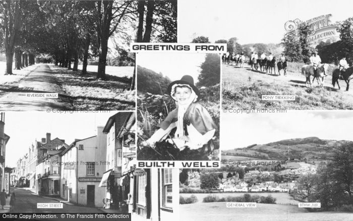 Photo of Builth Wells, Composite c.1960