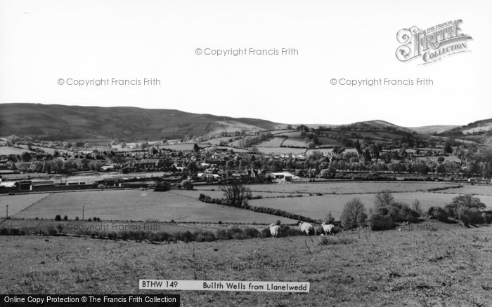 Photo of Builth Wells, From Llanelwedd c.1965
