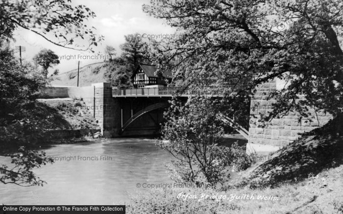 Photo of Builth Wells, Irfon Bridge c.1955