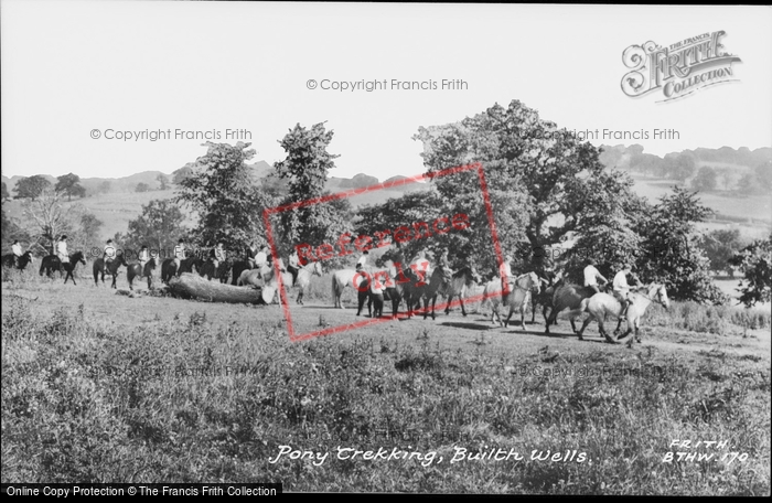 Photo of Builth Wells, Pony Trekking c.1960