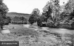River Irfon c.1955, Builth Wells