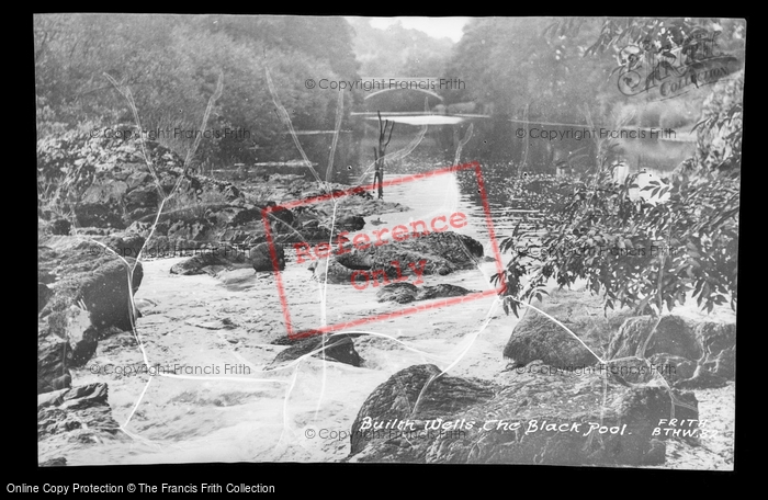 Photo of Builth Wells, The Black Pool c.1950