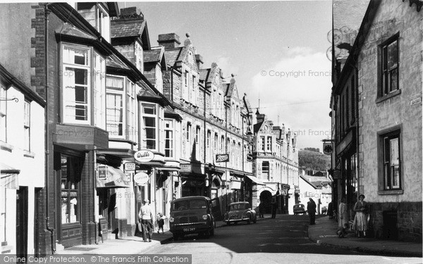 Photo of Builth Wells, The High Street 1958
