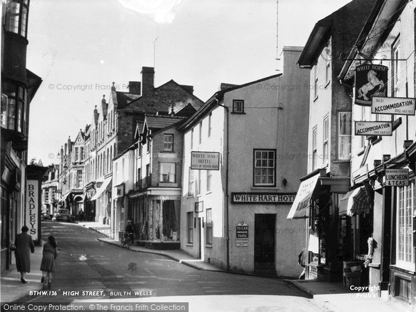 Photo of Builth Wells, The High Street c.1960