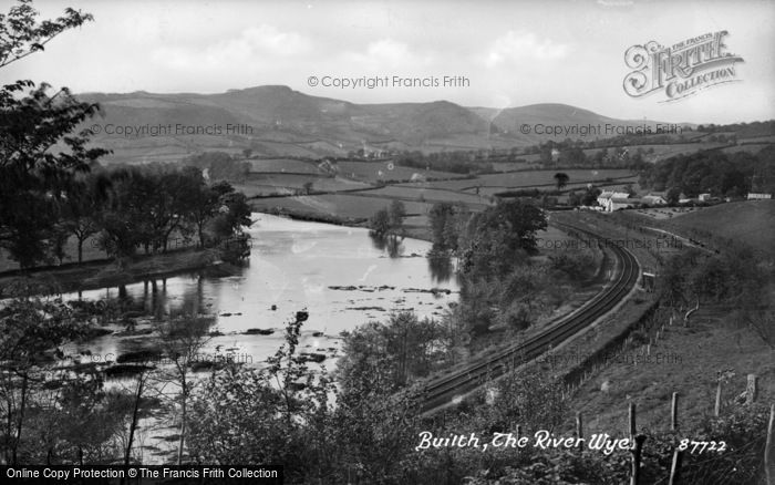 Photo of Builth Wells, The River Wye 1936