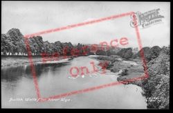 The River Wye c.1950, Builth Wells