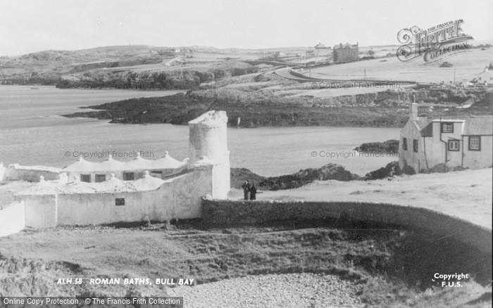 Photo of Bull Bay, The Roman Baths c.1960