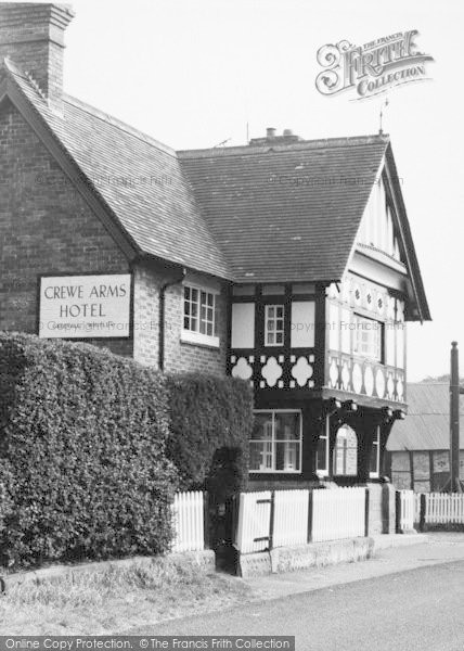 Photo of Bunbury, Crewe Arms Hotel c.1960