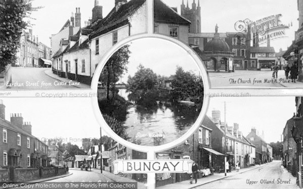 Photo of Bungay, Composite c.1910
