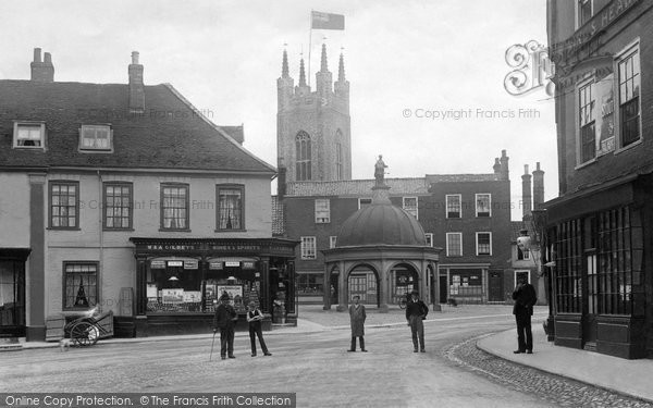 Photo of Bungay, Market Place And Butter Cross c.1900