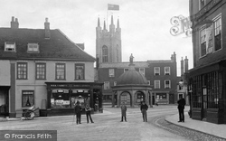 Market Place And Butter Cross c.1900, Bungay