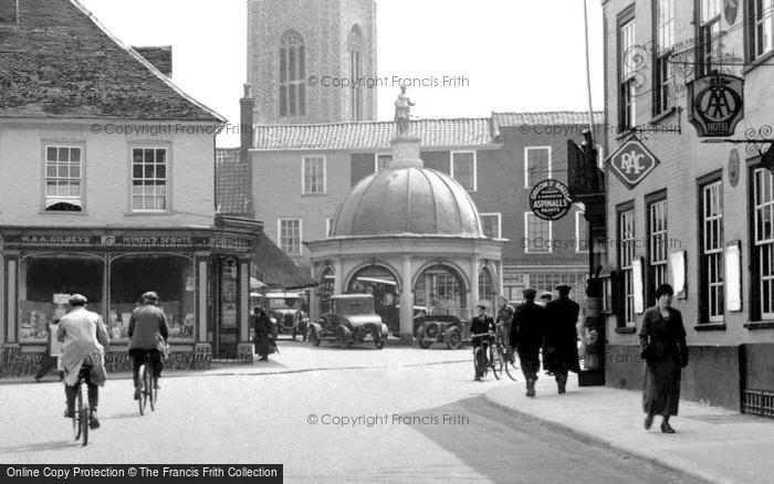 Photo of Bungay, Market Place And Butter Cross c.1955