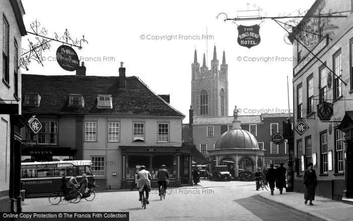 Photo of Bungay, Market Place c.1955