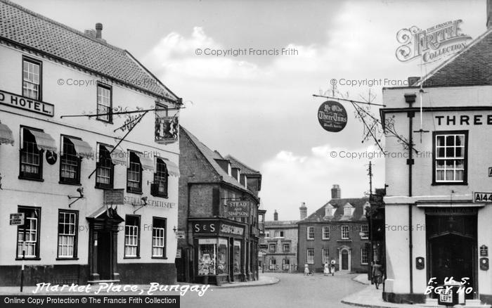 Photo of Bungay, Market Place c.1960